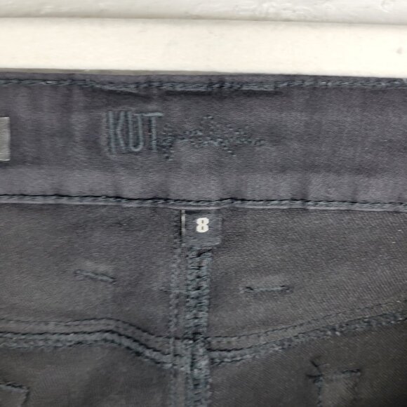 Kut From The Kloth Women's Size 8 Jeans Diana Skinny Black - Picture 5 of 7